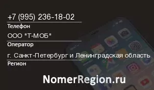 Кто звонил с 9952361802 - регион и оператор